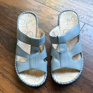 Propet Blue Slip On Sandals Size 8.5 (BL)